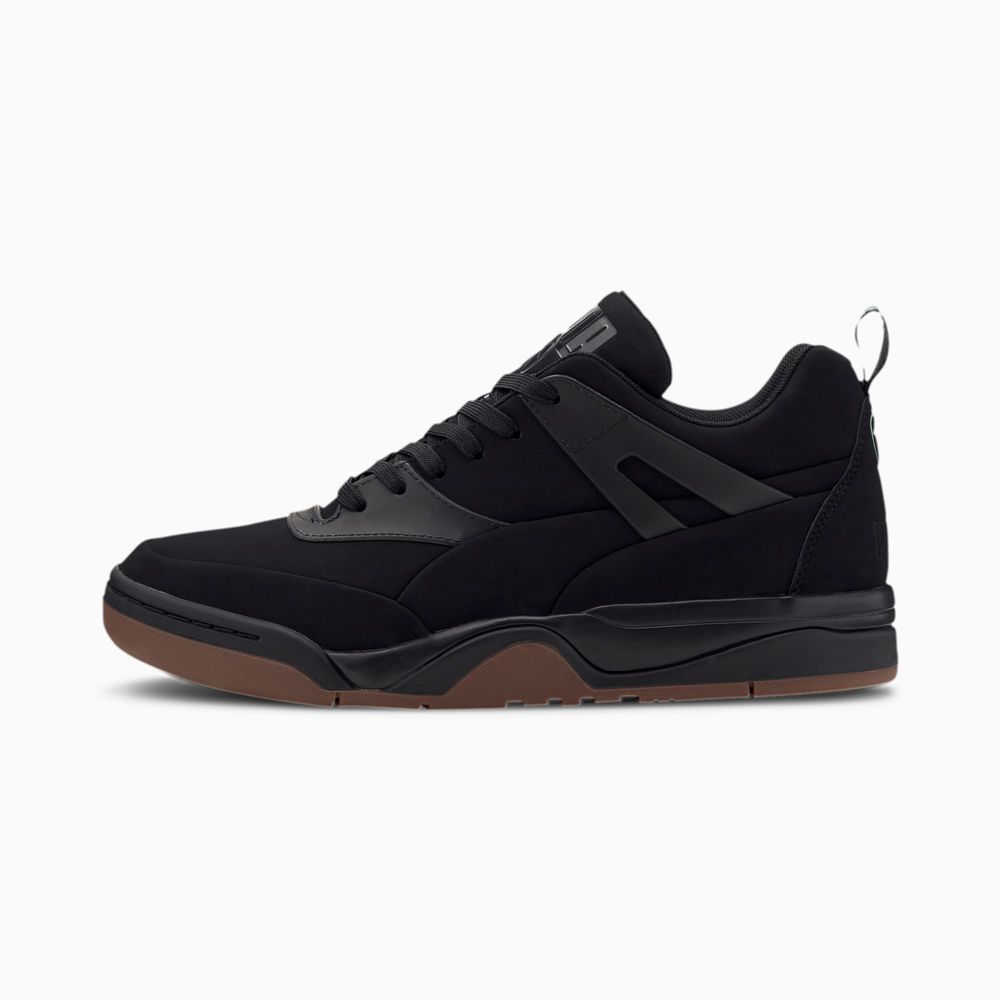 Puma Palace Guard Monochromatic Férfi Kosárlabda Cipő - Fekete/Zöld ( Hungary - FGABJ1486 )